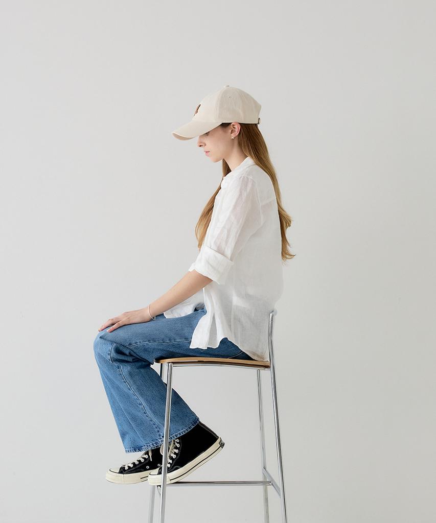 Apeulojeu Logo Frame A Stitch Ball Cap (Casual Beige)