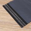 MX-060 100 Stück 20x29cm+4cm Paketbeutel PE+PO 11C Schwarz Aufbewahrungsbeutel für Versandverpackung
