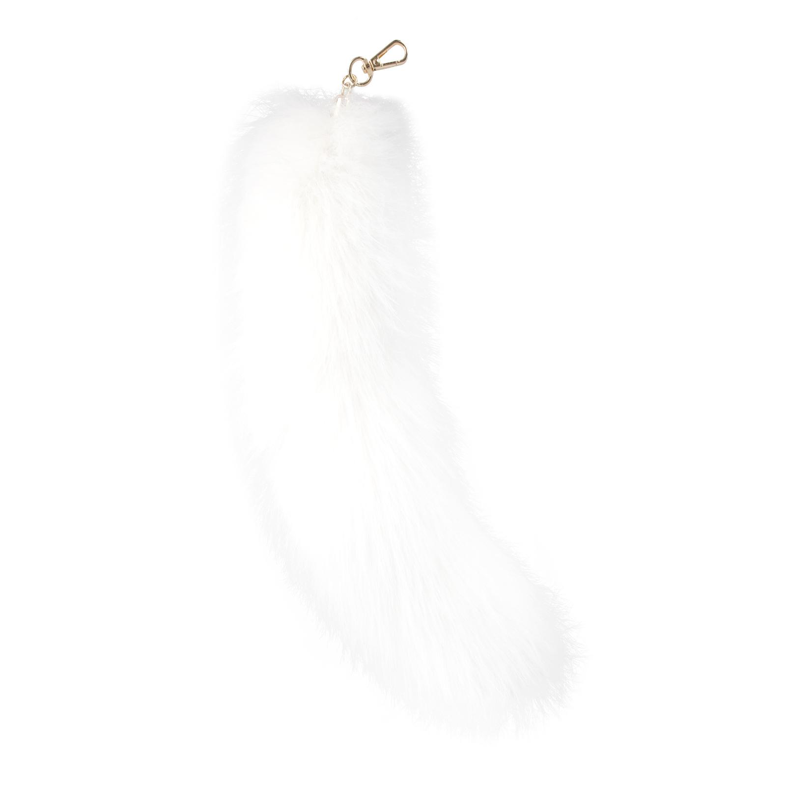 Fell-Schlüsselanhänger Tier-Schwanz Flauschiger Katze Fuchs Wolf Schwanz Cosplay Kostüm Requisiten one size
