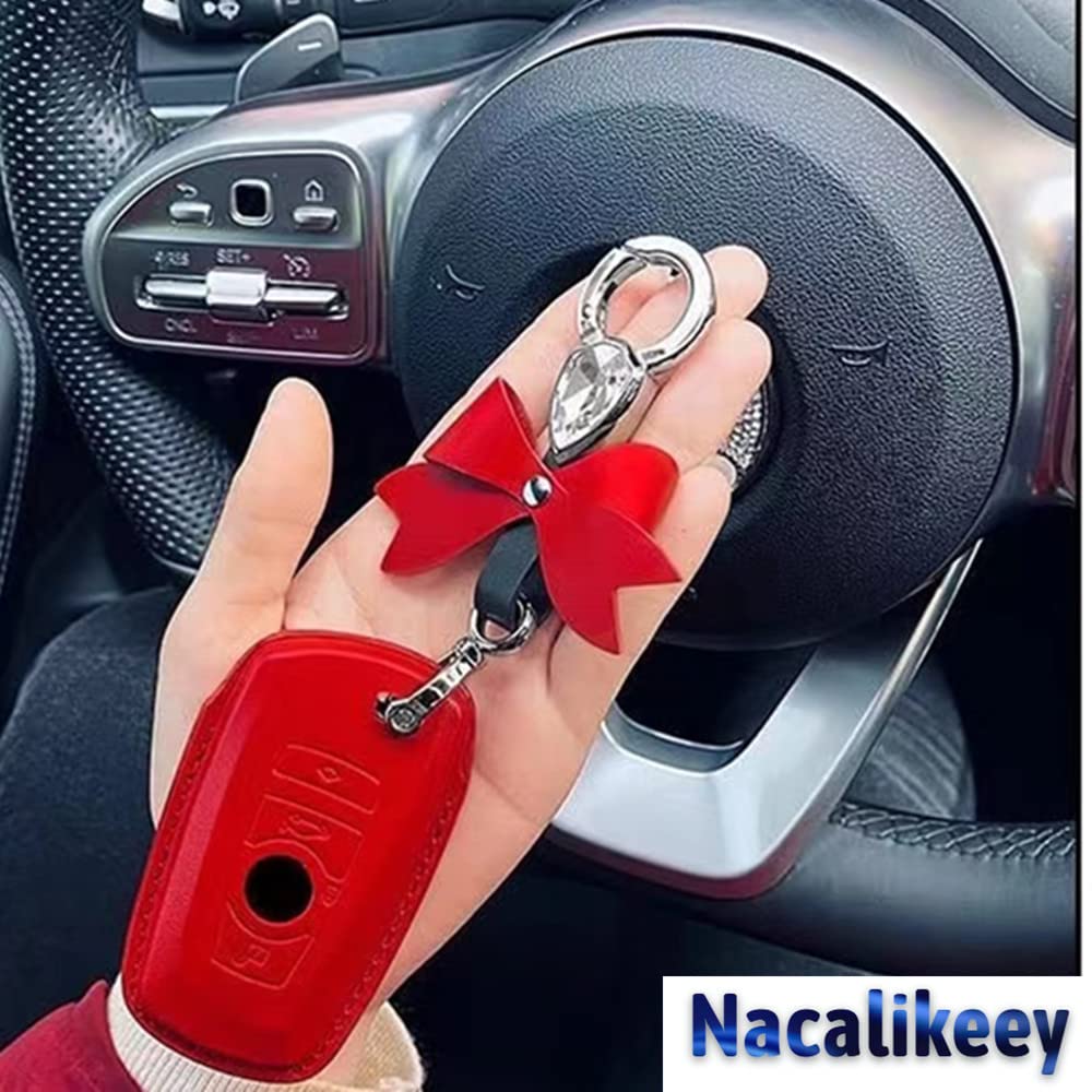 Smart Key Case Key Case Key Holder Leather Compatible BMW Key Case 1 3