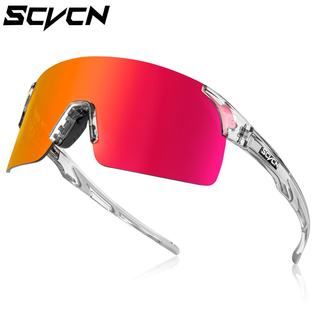 Scvcn-Cycling Sunglasses MTB Photochromic Sports Cycling Glasses Goggles Bicycle Mountain Bike Glasses Men's Women Cycle Eyewear