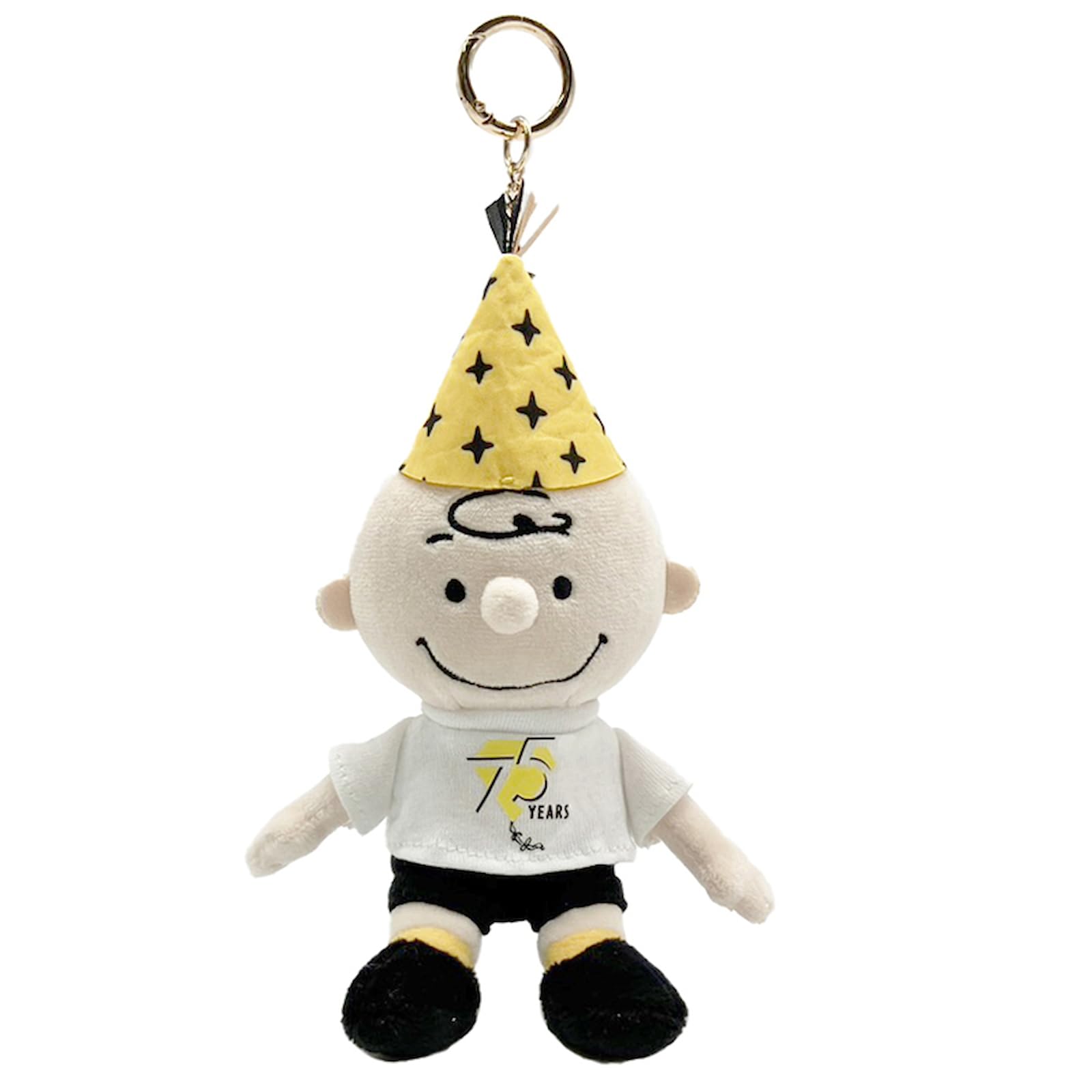 

Nakajima Corporation Peanuts Snoopy 75th Anniversary Party Hat Mascot Charlie Brown H16 x W10 x D6cm 214140-25
