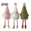 Cozy Aesthetic Room Accents Christmas Tree Plush Ornament with Dangling Legs Cute Soft Stuffed Figure Festive Figure Doll for Home Living