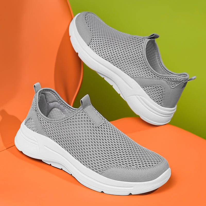 48 large size new summer mesh shoes summer light sports fashion running shoes through holes mesh breathable men