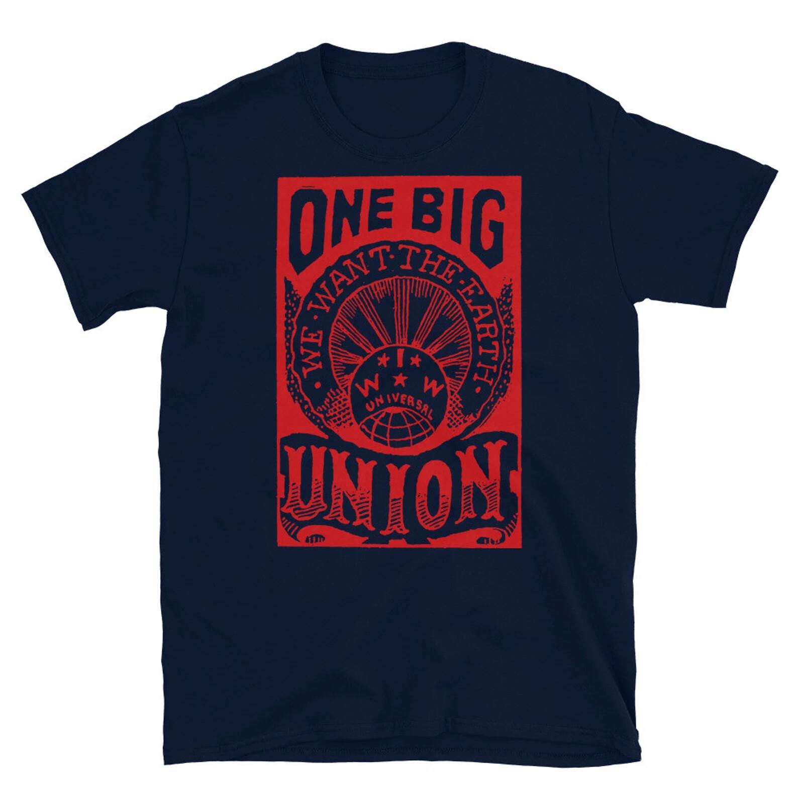 One Big Union IWW Industrial Workers of the World T shirt tee M