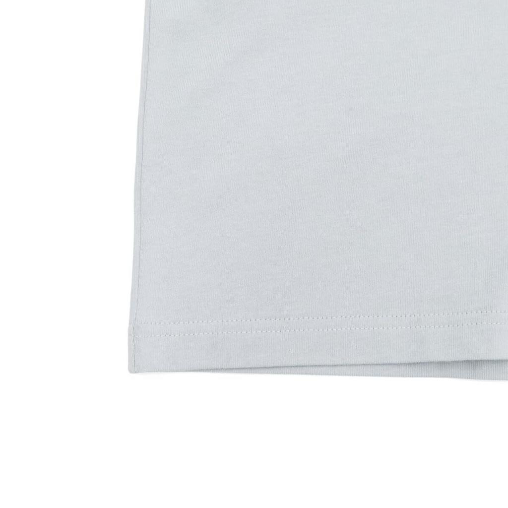 NEW ERA Short Sleeve Snow Gray Hem Box Logo Size S T-Shirt