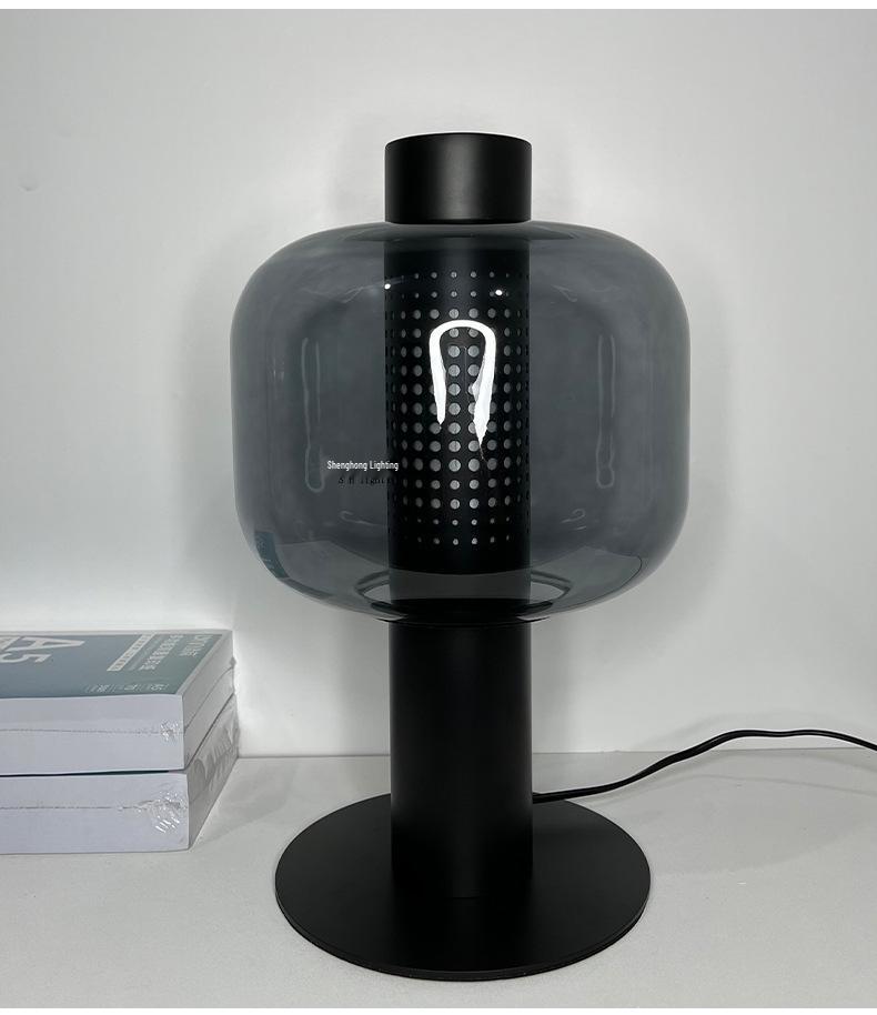 Nordic Modern Minimalist Glass Bedside Lamp for Designer Showrooms, Hotels & B&Bs