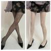 Korean Elegant Mesh Net Tights Hollowed Out Flower Pattern Stretch Full Length Stockings Fishnet Pantyhose for Women