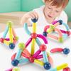 Assembled Magnetic Building Blocks Cube Set Early Education Toys Brain Development Puzzle For Baby Creative Magnetic Rod Toy