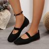 Women's New Knitted Mesh Breathable Flat Shallow Single Shoes Women's Lightweight Fashion Flying Knit Lazy Feet
