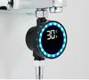 Shower LED Water Thermometer with Temperature Display, 0-99°C Range Stainless Steel ABS PC, Leak-Proof 1/2 Inch Thread