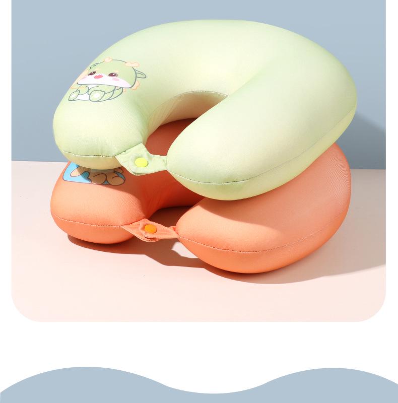 Cartoon Panda Multi-Function U-Shaped Travel Neck Pillow & Plush Doll