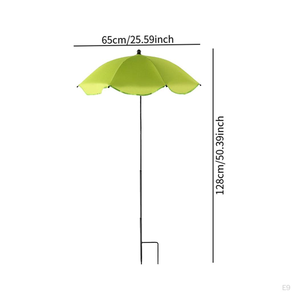 Garden Parasol for Plant Coverage with Shade Cloth