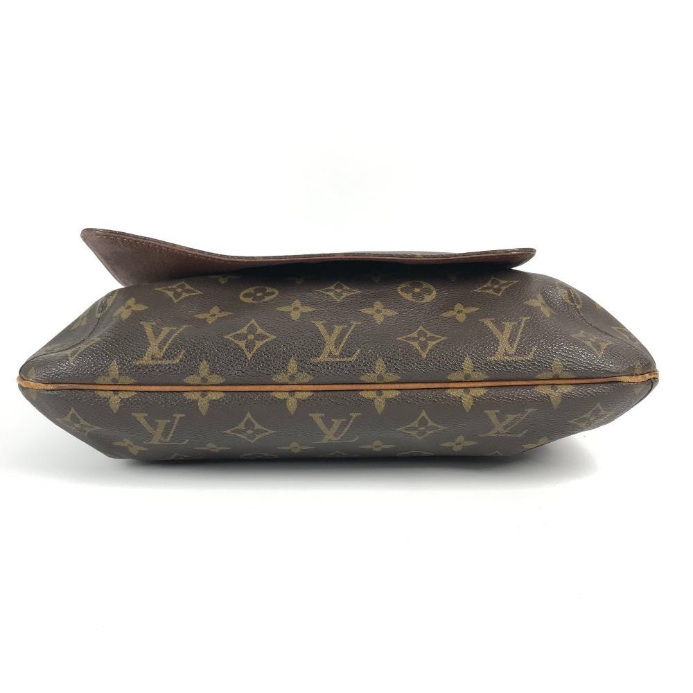 Louis Vuitton M51256 Monogram Musette Bag Crossbody Shoulder Bag Brown
