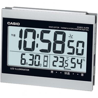  Dqd 720j 8jf [silver Radio Clock With Thermo Hygrometer]