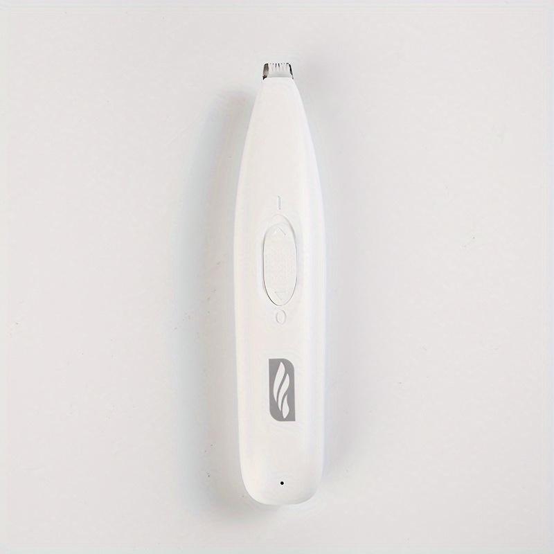 

1 шт. Профессиональный триммер для шерсти домашних животных и инструмент для ухода за когтями для кошек и собак - тихие и безопасные машинки для точной стрижки и комфортного ухода белый