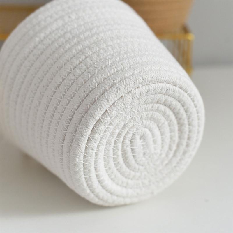 Kulaté závěsné úložné koše, košíky na zeleninu a ovoce, ručně vyrobené bavlněné nitě, dekorativní koš pro uložení rostlin