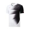 Li Ning Badminton Series Logo Color Block V-Neck Couple Badminton Shirt Unisex Tops AAYW053-2