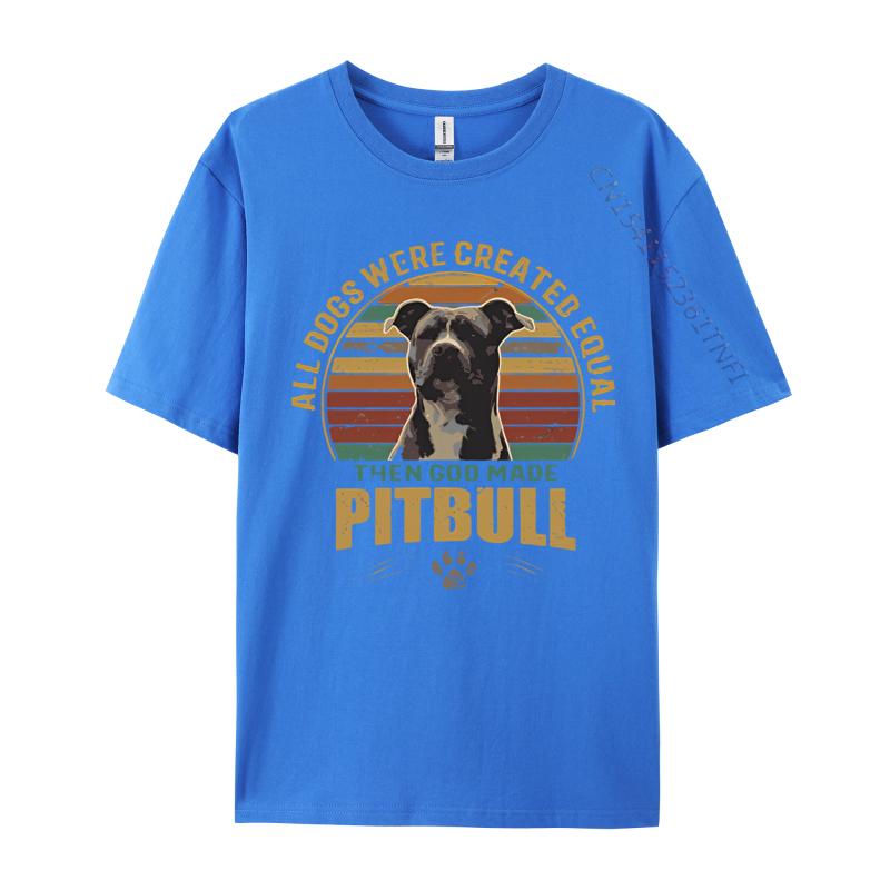 PitBull Vintage Tshirt Unisex T Shirts Funny Printed T Shirts Combed Cotton Top Tshirt Graphic T Shirts Unisexs Clothing