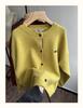 Xiao Wang's Winter Korean-Style Loose Plus Size Casual Knitted Cardigan Sweater