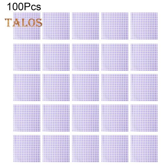 100Pcs Fried Food Papers Non-Stick Multipurpose Plaid Pattern Convenient Absorbent Papers Burgers Fried Food Basket Liners
