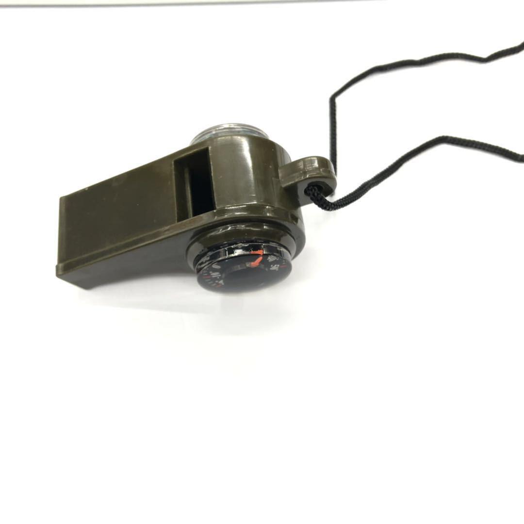 

Аварийный свисток 3-в-1 с компасом и термометром армия зеленый