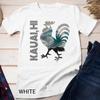 Kauai Chicken Rooster Hawaii Surf Wave Design Raglan Baseball Unisex T-shirt