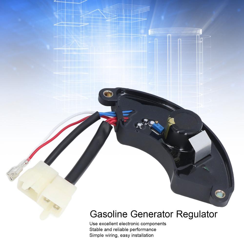 3fázový 380V Automatický regulátor napětí 5-6,5kW 8 vodičů Generátor AVR Regulátor napětí usměrňovač ve stylu půlměsíce