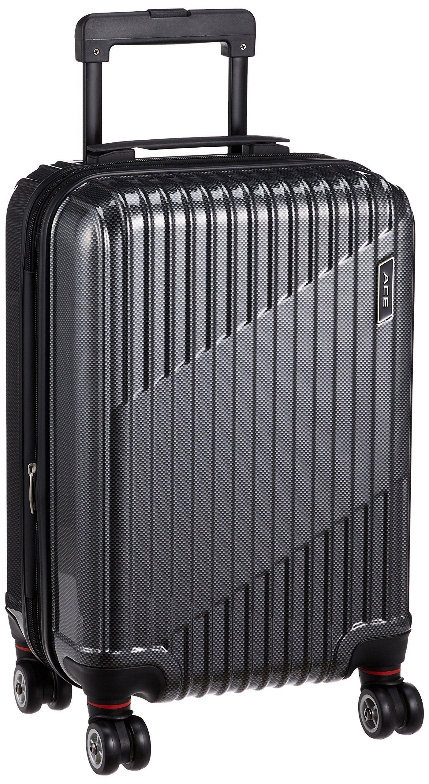 

Suitcase Cresta with expandable function can be carried on 06316 black carbon [ACE] 06316, board, 39.0L, 48cm, 3.2kg, 01,