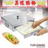301 Grade Stainless Steel Rice Noodle Roll Steamed Jiaozi Bun Steam Machine Household Vermicelli Roll Steaming Furnace Steamer Silvery New