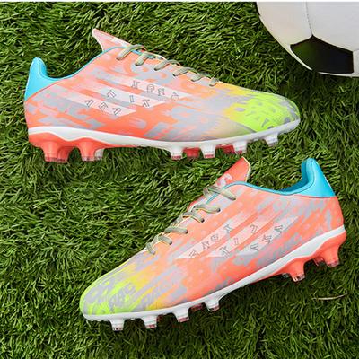 Unisex TF Turf Soccer Cleats Lightweight Breathable Non Slip Spikes Football Shoes for Men Women Outdoor Sports Training Match