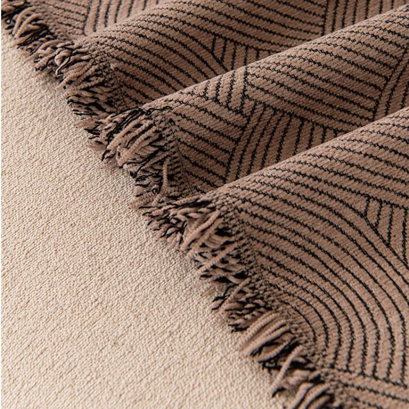 Solid Color Chenille Waterproof Sofa Cover Non-Slip Anti Cat Scratch Couch Cushion Furniture Protector For Living Room