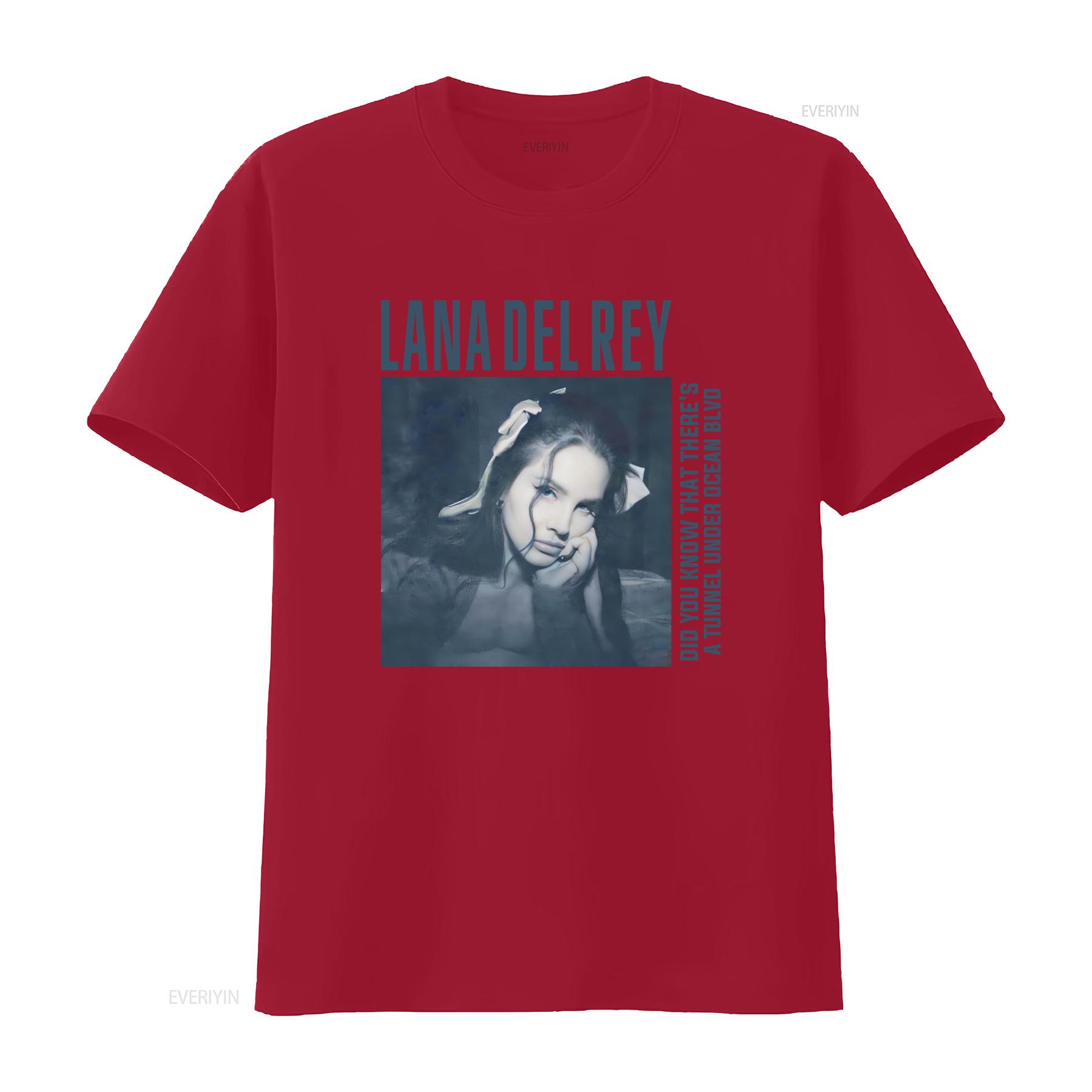

Lana Del Rey Album T Shirt For Fashionable Music Inspired Design vintage Washed homme Breathable Comfortable Stylish fashion S