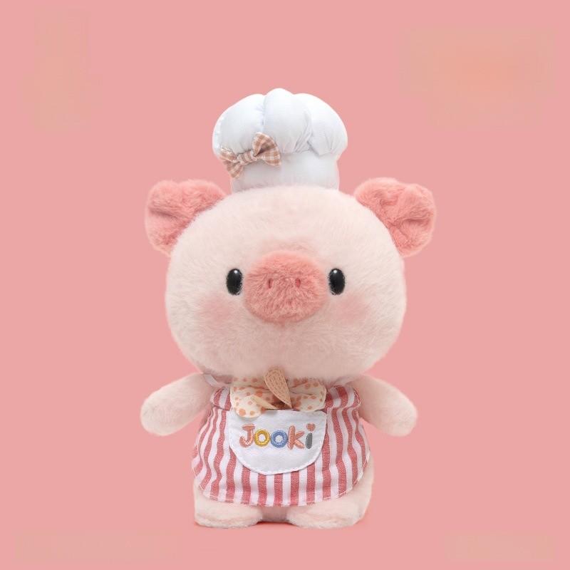 Stuffed Chef Pig Plush Doll For Girls Kids Bedtime Sleep And Play