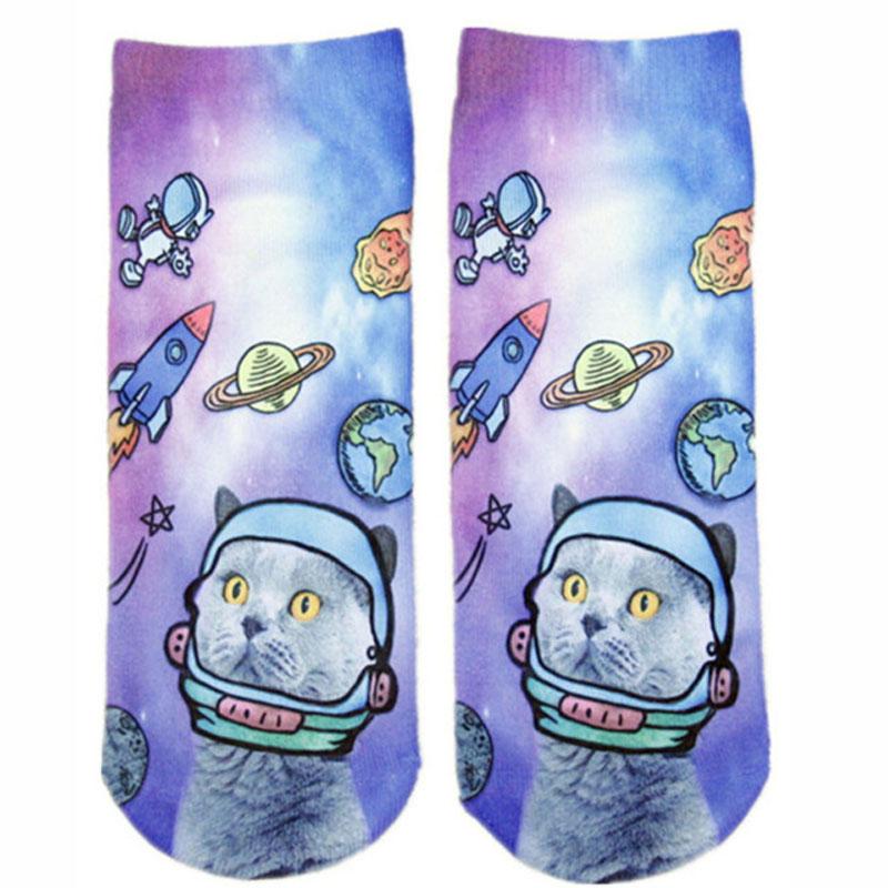 Neu 3D Druck Tier Mode Tiger Panda Katze Hund Löwe Süßigkeiten Fleisch Kunst Bunt Damen Lustige Socken Neuheit Geschenk Dropship