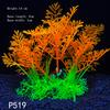 Plantas Artificiais Subaquáticas de Plástico Aquário Tanque de Peixes Aquático Arbusto Falso Grama Aquática Verde Decoração de Simulação de Visualização