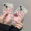Cute Cartoon Clear Phone Case For Iphone 11 Case For Iphone Xr Xs 11 12 13 Pro Max Mini 7 8 Plus X Se 2022 Shockproof Cover Capa