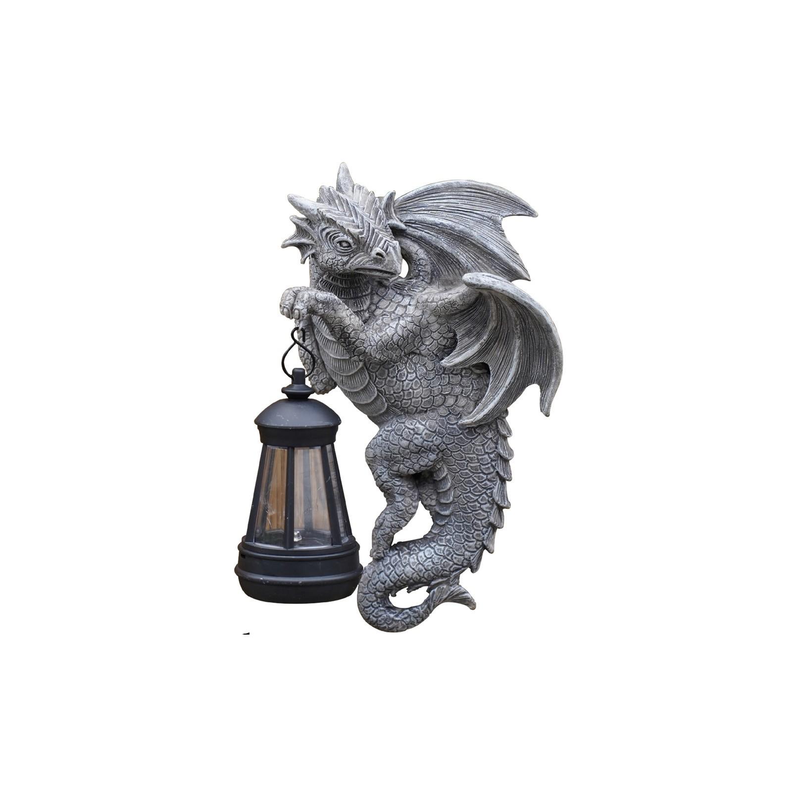 

Солнечный, Обниматель Деревьев Дракон - 9,7-дюймовая Полирезиновая Статуя Дракона, Украшение для Сада и Двора, Подарок One Size