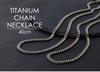 Phiten Titanium Chain Necklace, 40cm, Made with Pure Titanium, Silver, Accessory, Curb Chain, Length 40-65cm, Men's and Women's