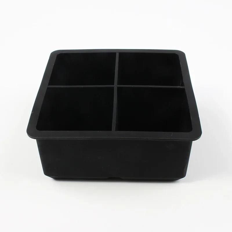 4/6/8/15 Grid Big Ice Tray Mold Food Grade Silicone with Lid Giant Ice Square Tray Summer DIY Ice Maker Home Bar Ice Ball Molds