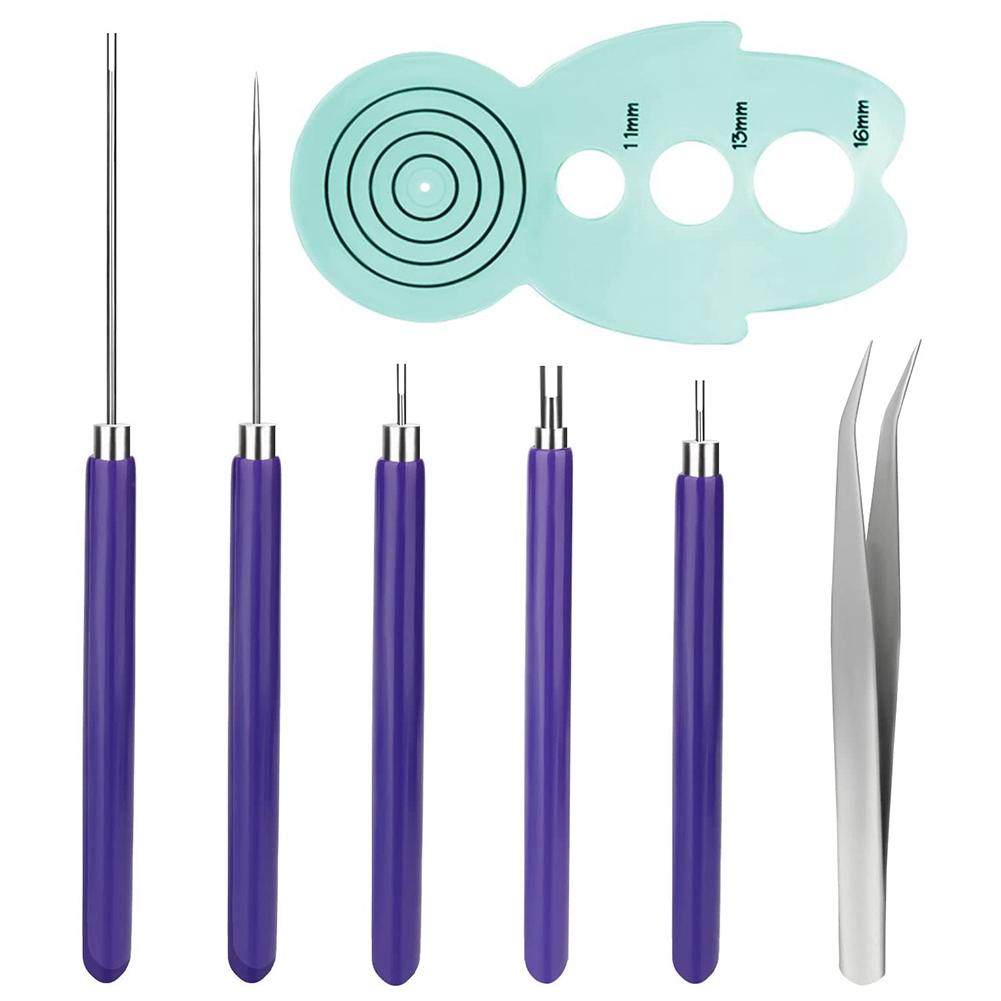 Good-Quilling Tools Set,5Pcs Paper Flower Tools,Quilling Slotted Tools For Rolling Paper Flowers Crafts DIY Beginners