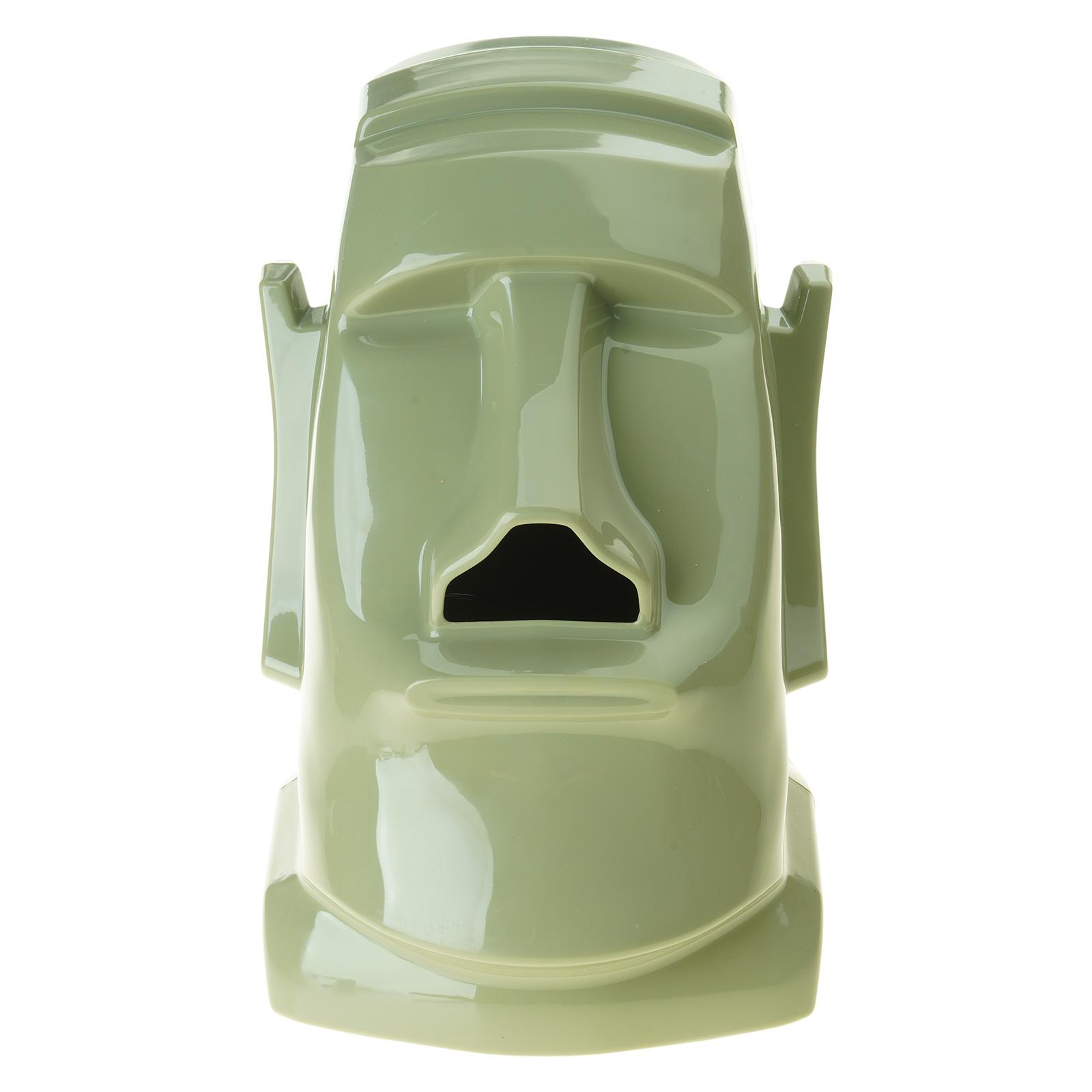 

Creative Stone Face Napkin Dispenser Paper Towel Container Tissue Box Holder for Living Room and Bedroom Decoration зелений