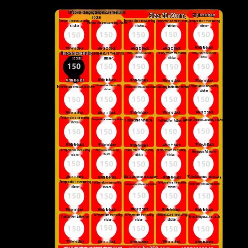 Αυτοκόλλητα Δείκτες Θερμοκρασίας Σιδηροδρομικής Γραμμής SW Mingran