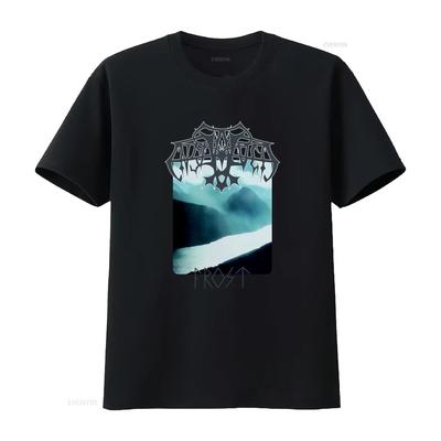ENSLAVED Frost 2020 Mens T Shirt Mountain Abstract Design Perfect for Rock Fans Vintage Washed Top For Everyday Wear Homme