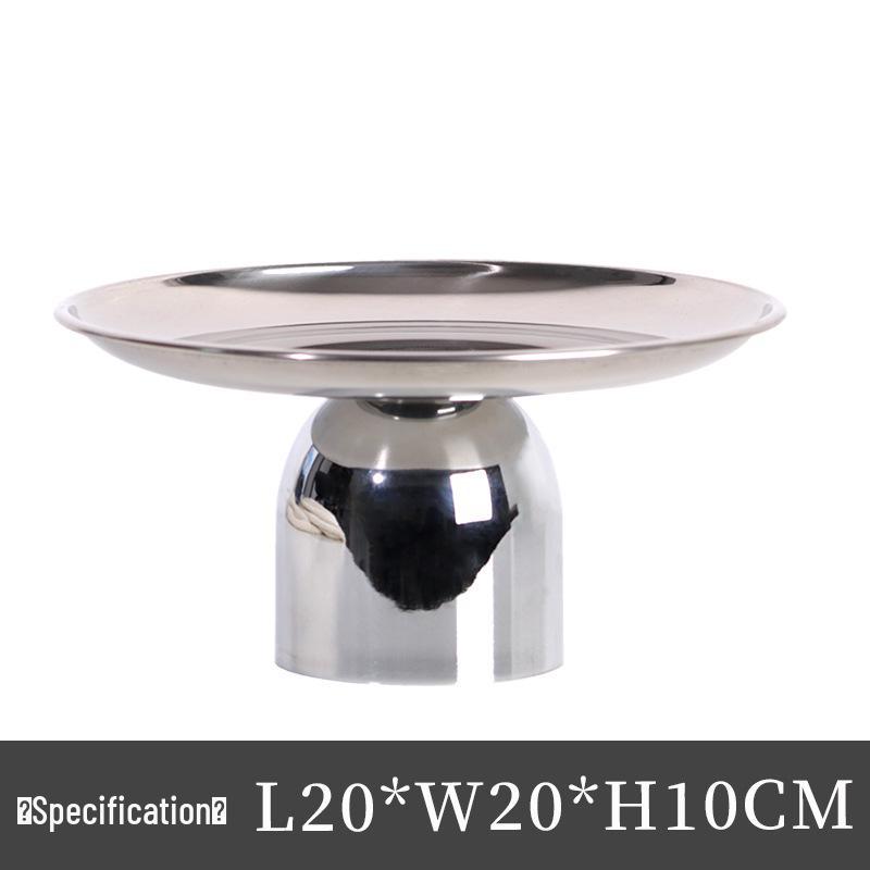 Nordic Minimalist High-Footed Fruit Bowl & Coffee Table Tray for Modern Décor