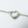 TIFFANY&Co. Bracelet Open Heart 5P Bracelet Silver SV925 Women Used