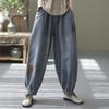 Summer Autumn Casual Denim Pant Women Jeans Trousers Harem Pants Fashion Female Viantage Embroidery Loose Straight Pants