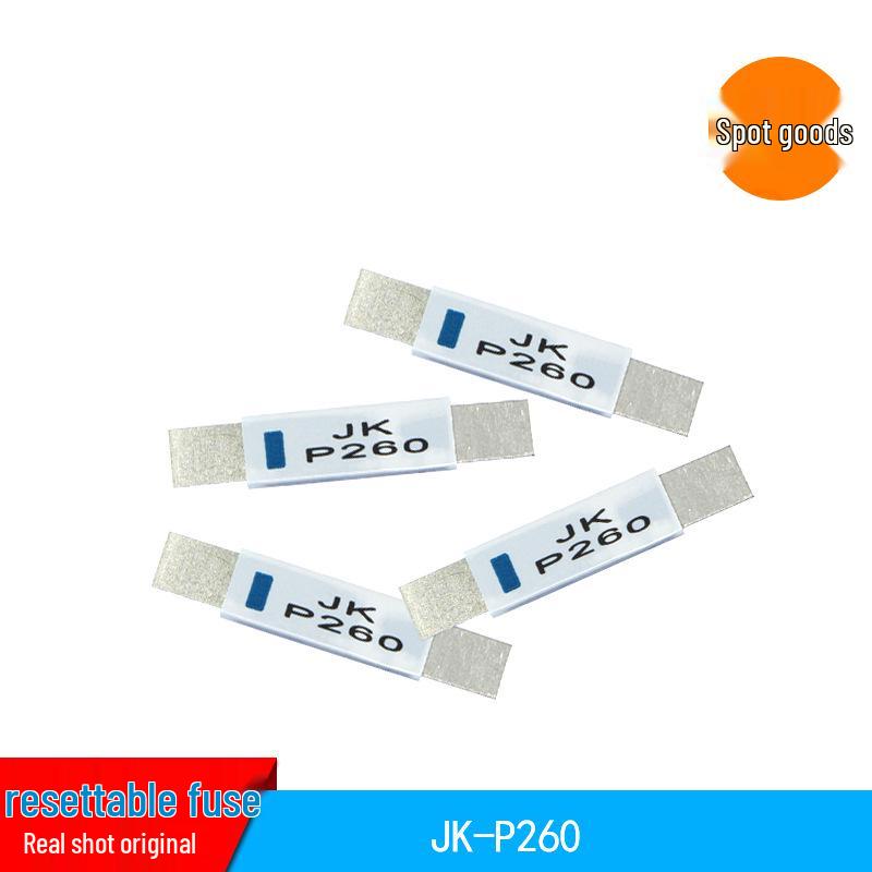 JK-P260 PTC Self-Healing Fuse for Battery Overcurrent Protection in Power Bank Motherboards