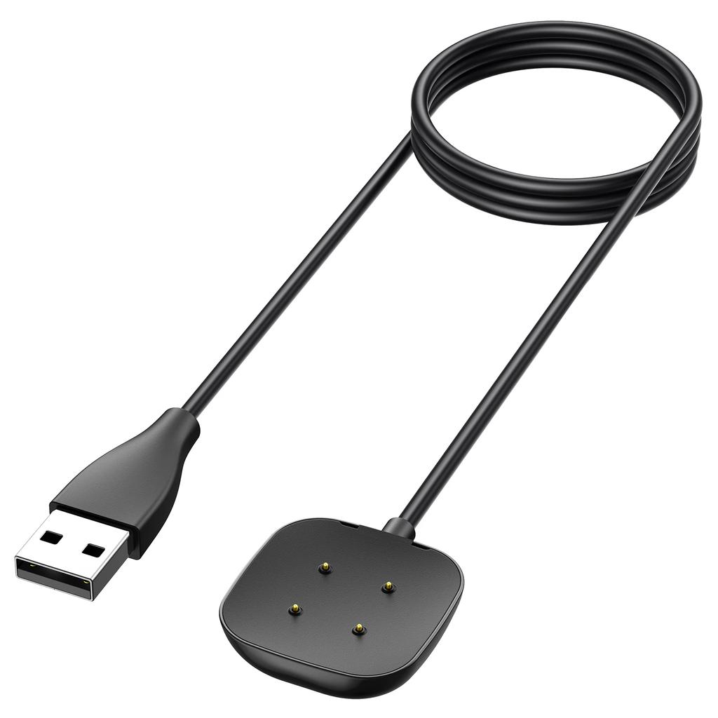 Přenosný USB magnetický nabíjecí dokovací adaptér pro Fitbit Versa 3 Rychlonabíjecí napájecí kabel pro Fitbit Sense Příslušenství pro chytré hodinky