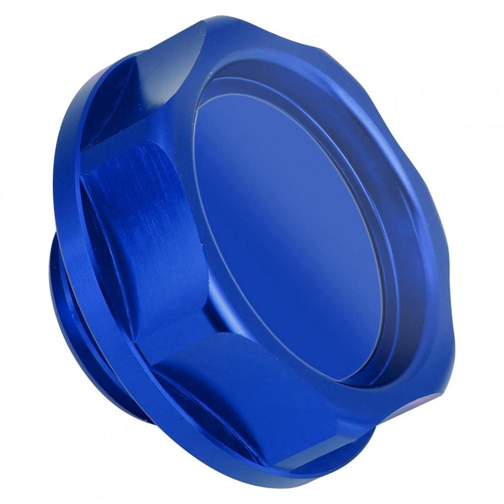DIWR Einfülldeckel, Auto-Aluminiumlegierung-Einfülldeckel für Filterabdeckung (blau)